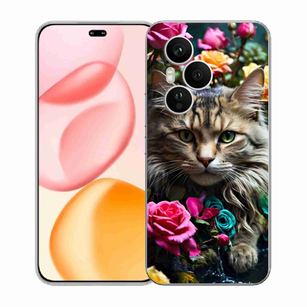 Gélový kryt mmCase na Honor 400 Pro - mačacie pohľad 2