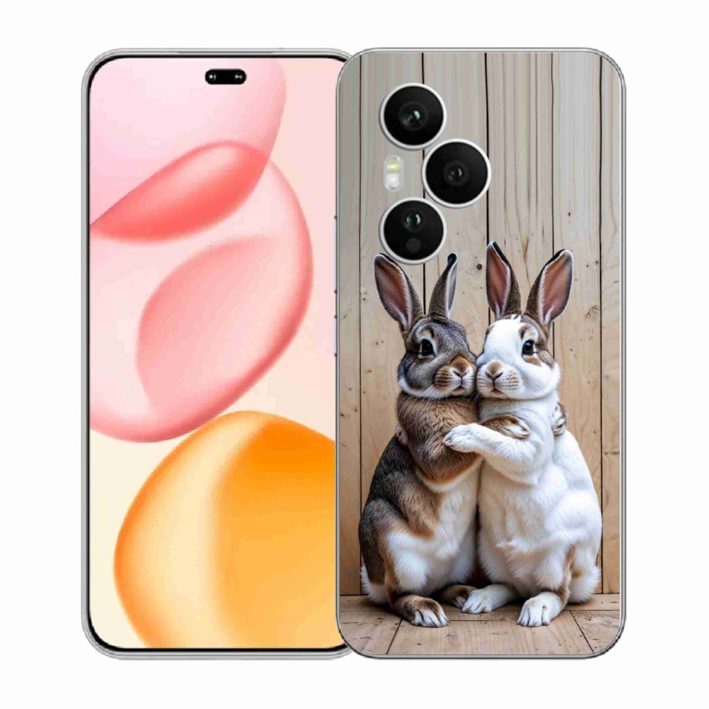 Gélový kryt mmCase na Honor 400 Pro - králičie pár