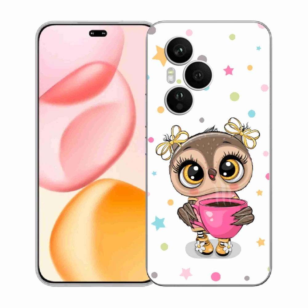Gélový kryt mmCase na Honor 400 Pro - kreslená sovička