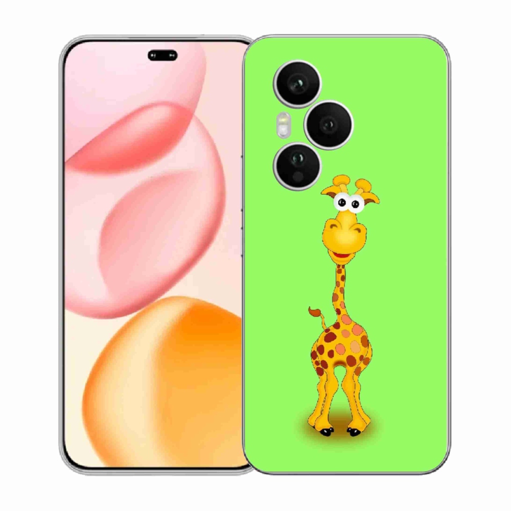 Gélový kryt mmCase na Honor 400 Pro - kreslená žirafa