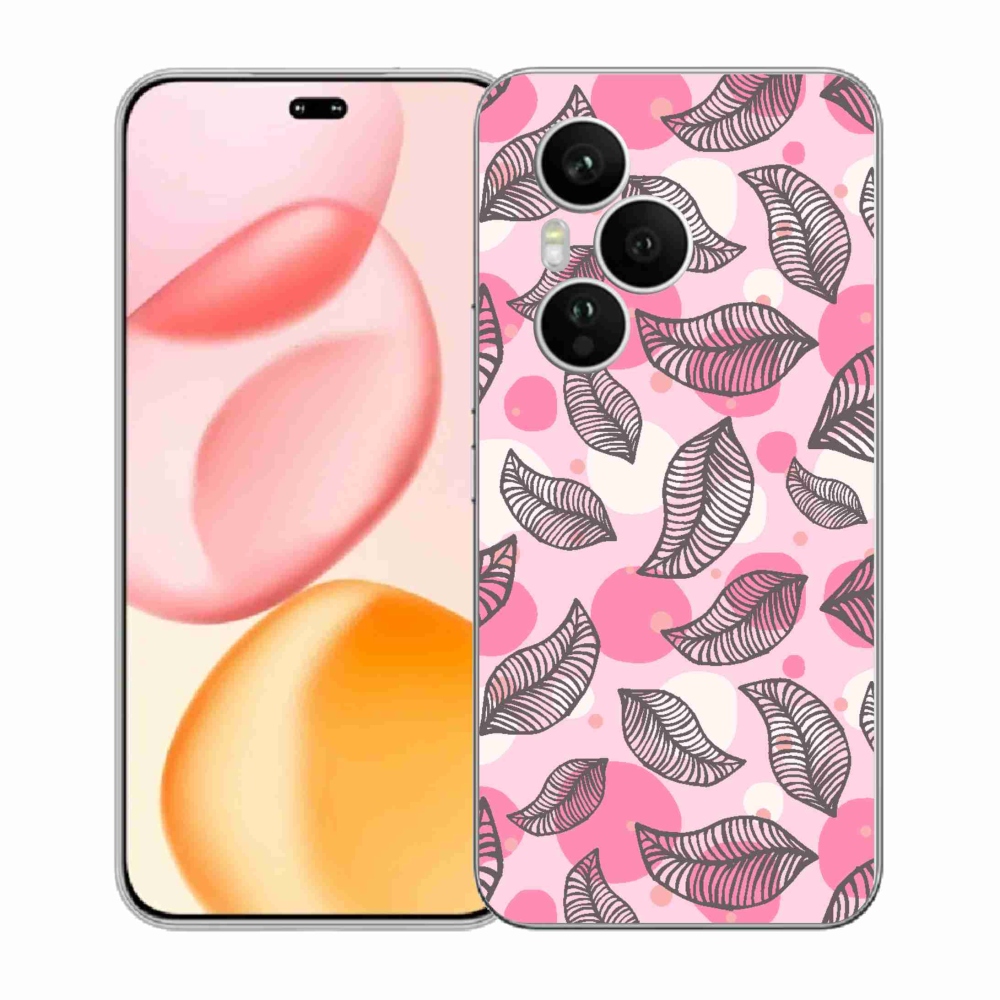 Gélový kryt mmCase na Honor 400 Pro - kreslené padajúce listy