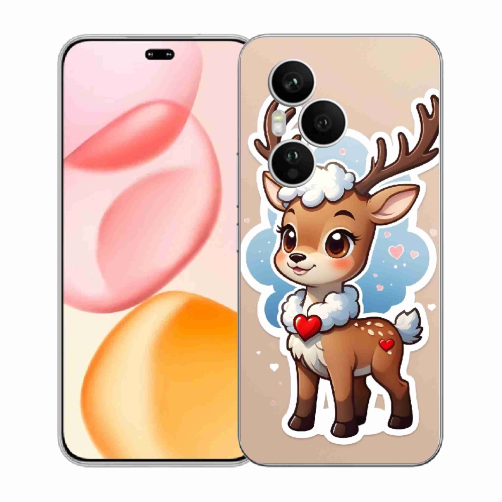 Gélový kryt mmCase na Honor 400 Pro - kreslený sob