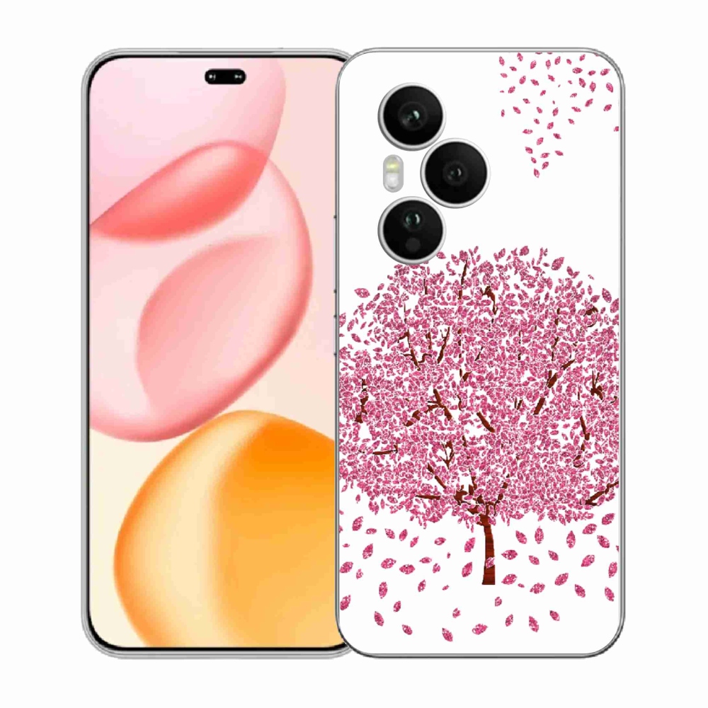 Gélový kryt mmCase na Honor 400 Pro - kreslený strom s listami