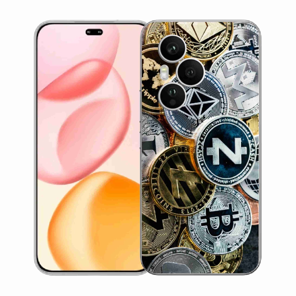 Gélový kryt mmCase na Honor 400 Pro - kryptomeny