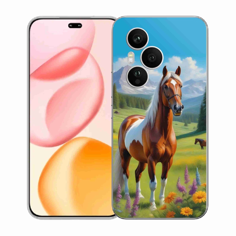 Gélový kryt mmCase na Honor 400 Pro - kôň na lúke