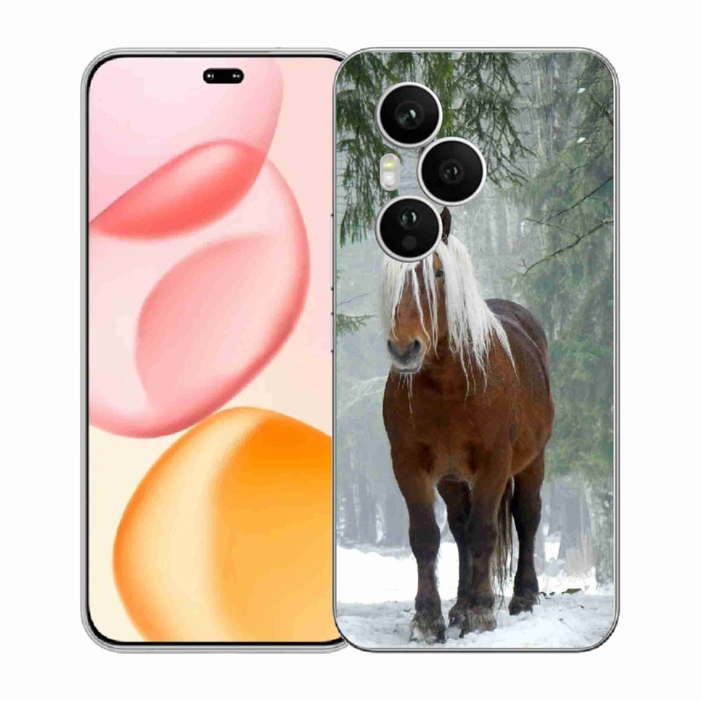 Gélový kryt mmCase na Honor 400 Pro - kôň v lese