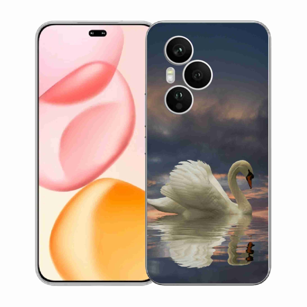 Gélový kryt mmCase na Honor 400 Pro - labuť
