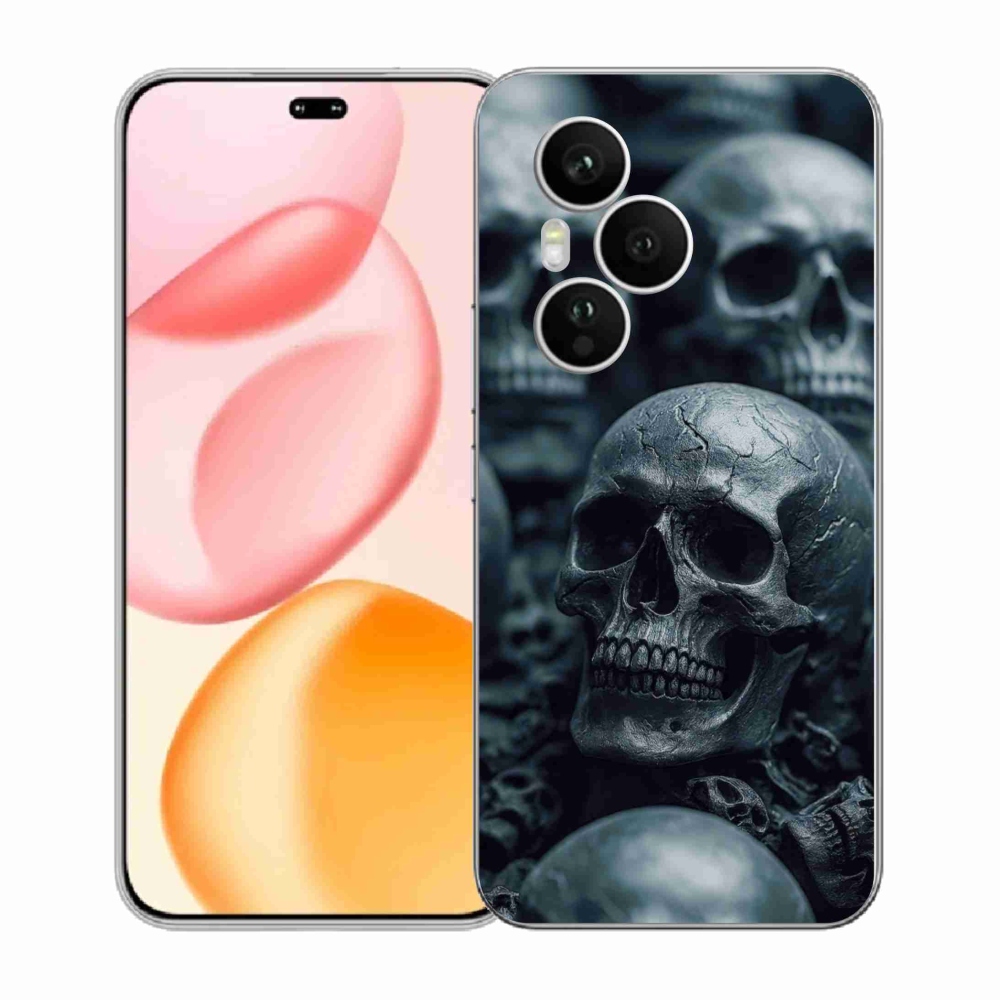 Gélový kryt mmCase na Honor 400 Pro - lebka 2