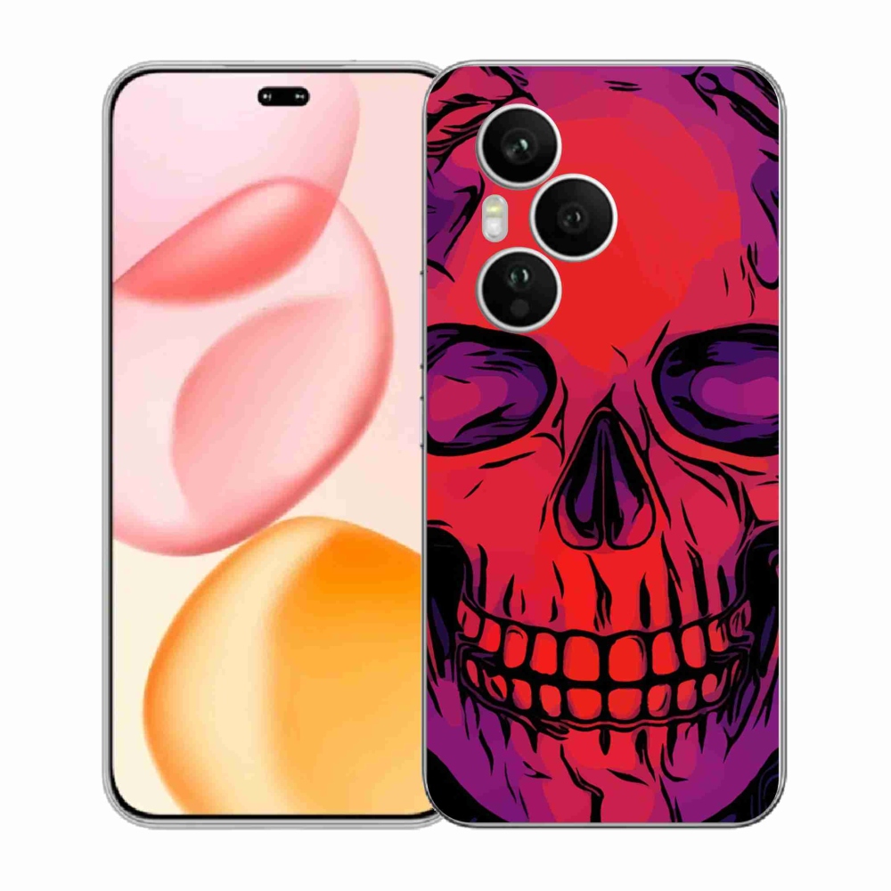 Gélový kryt mmCase na Honor 400 Pro - lebka