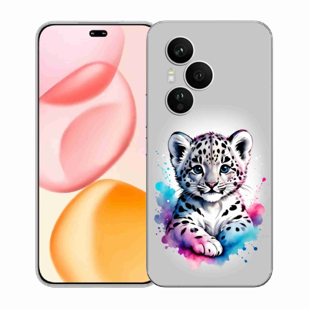 Gélový kryt mmCase na Honor 400 Pro - leopardej mláďa