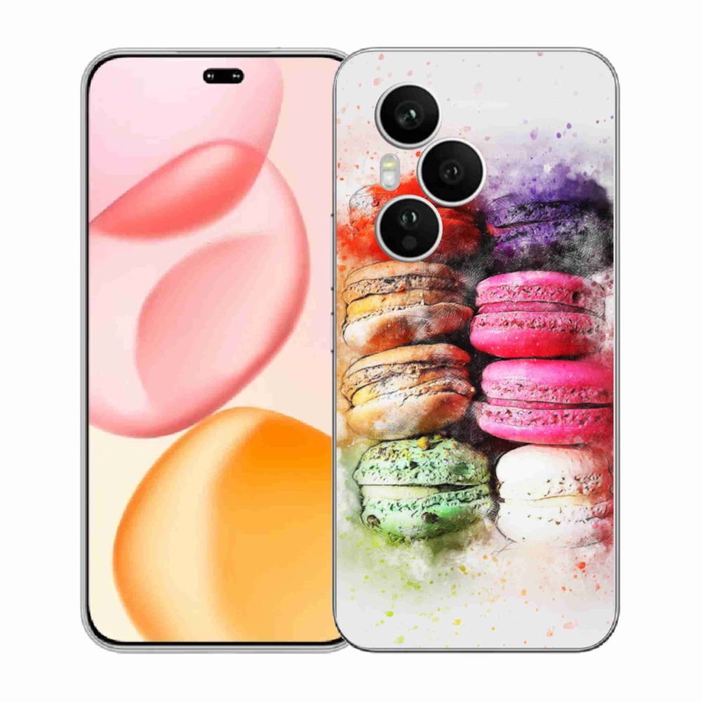 Gélový kryt mmCase na Honor 400 Pro - makrónky