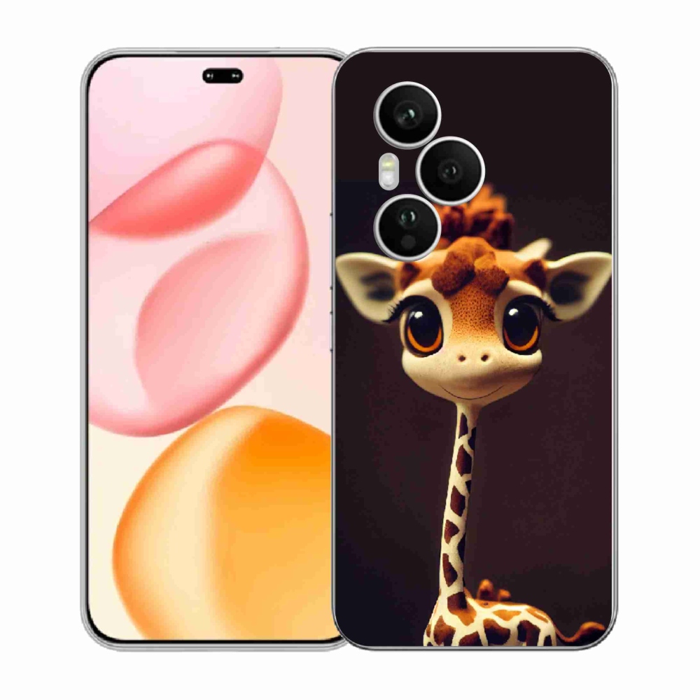 Gélový kryt mmCase na Honor 400 Pro - malá žirafa