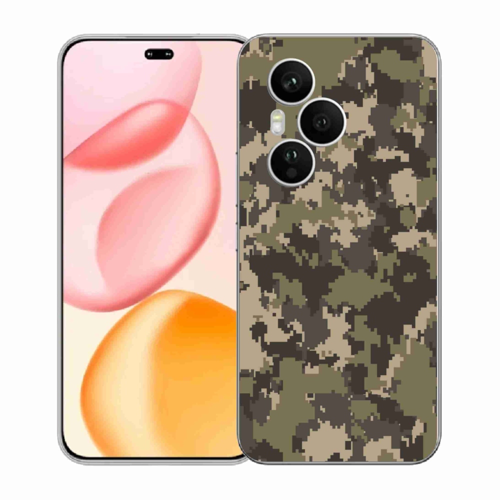 Gélový kryt mmCase na Honor 400 Pro - maskáčový vzor 12