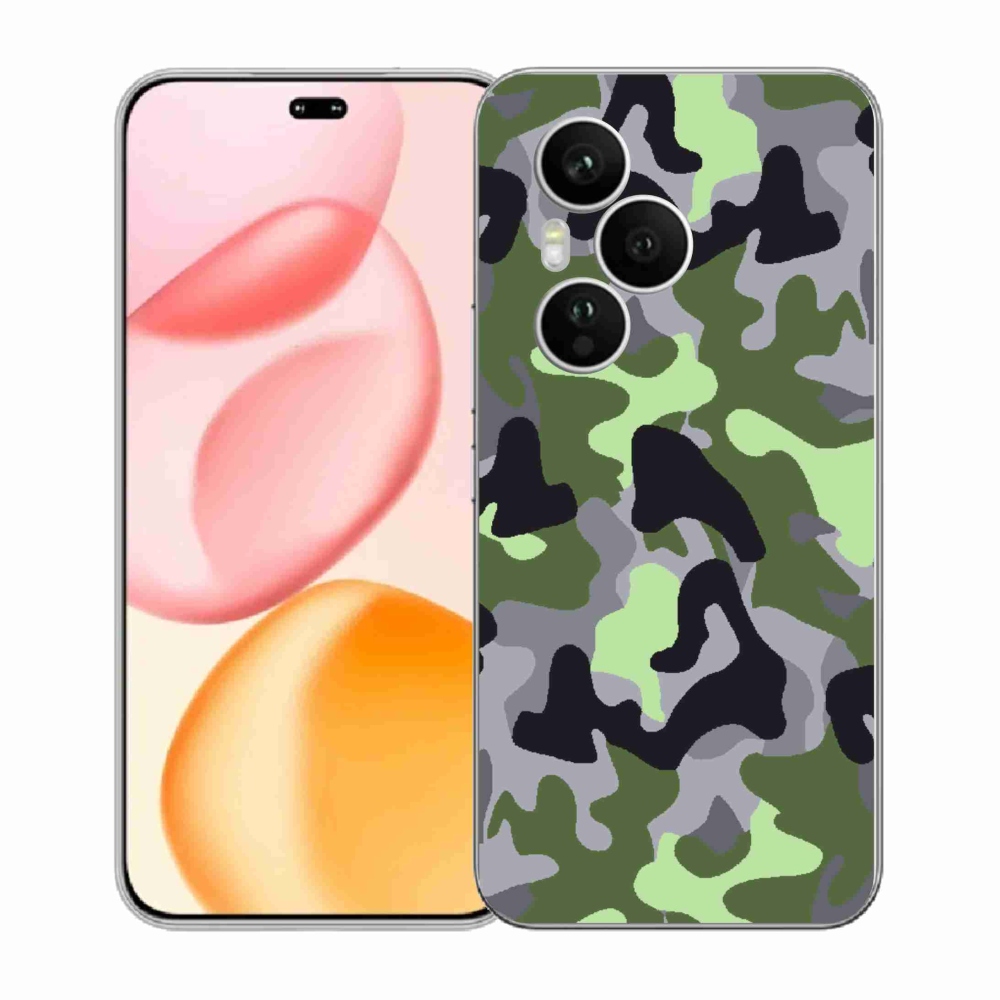 Gélový kryt mmCase na Honor 400 Pro - maskáčový vzor 7