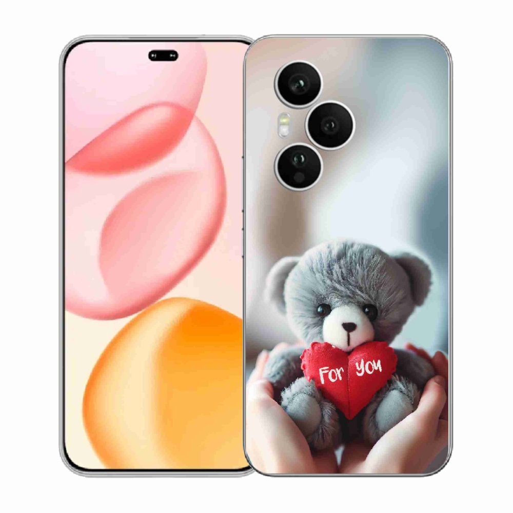 Gélový kryt mmCase na Honor 400 Pro - medvedík pre zamilovaných