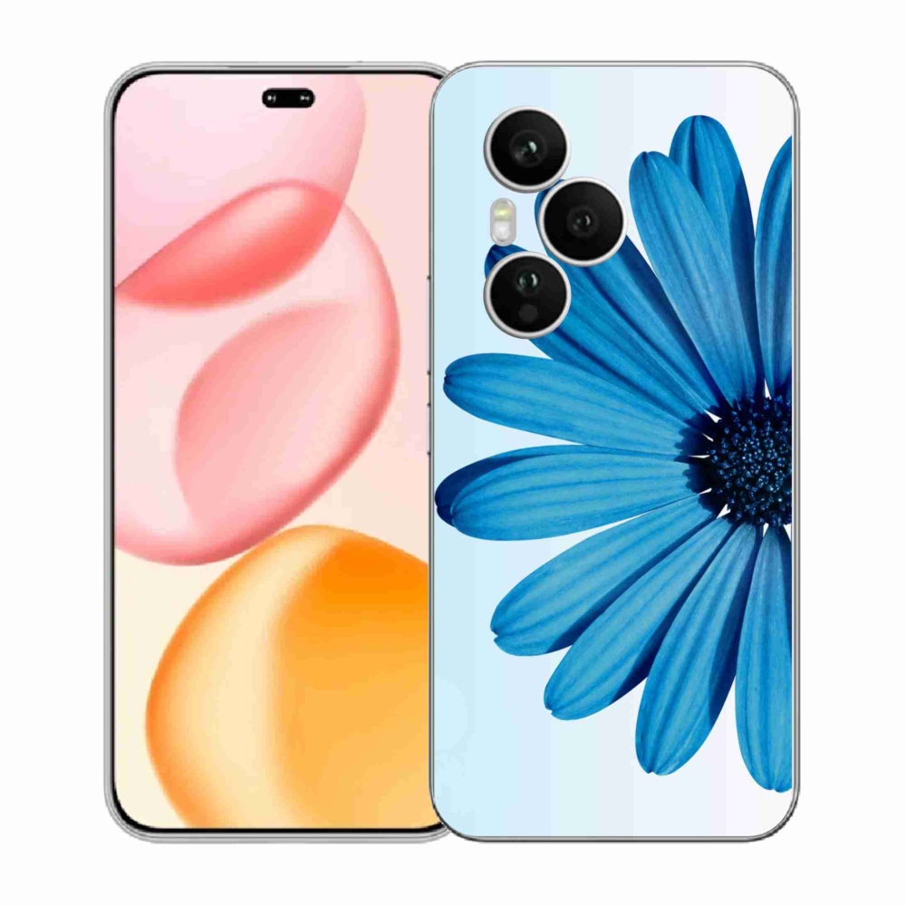 Gélový kryt mmCase na Honor 400 Pro - modrá margaréta