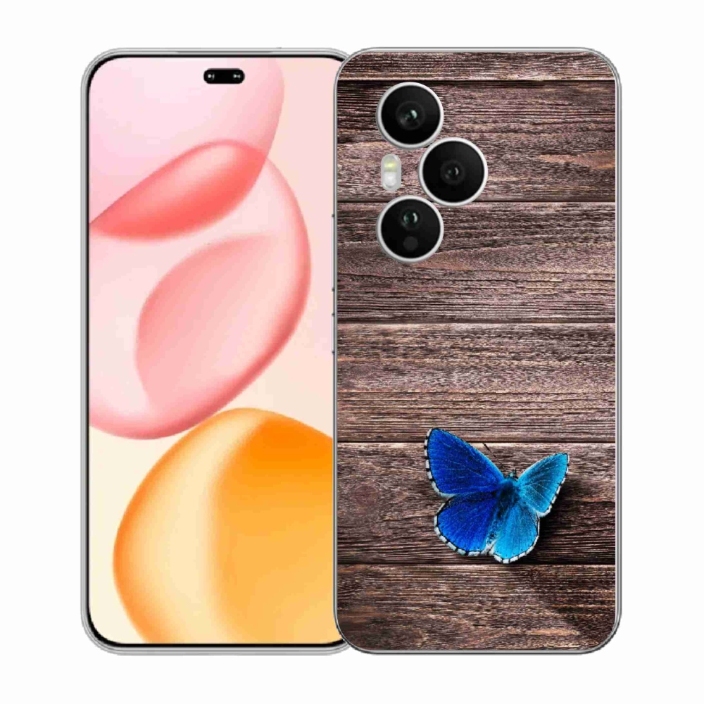 Gélový kryt mmCase na Honor 400 Pro - modrý motýľ 1