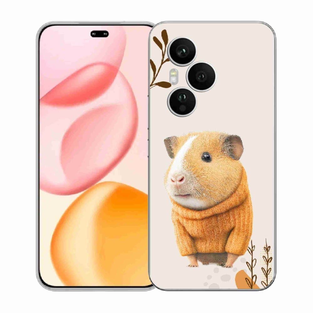 Gélový kryt mmCase na Honor 400 Pro - morča vo svetri