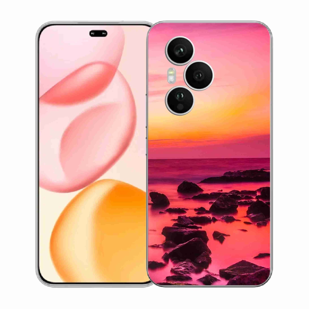 Gélový kryt mmCase na Honor 400 Pro - more a žiara