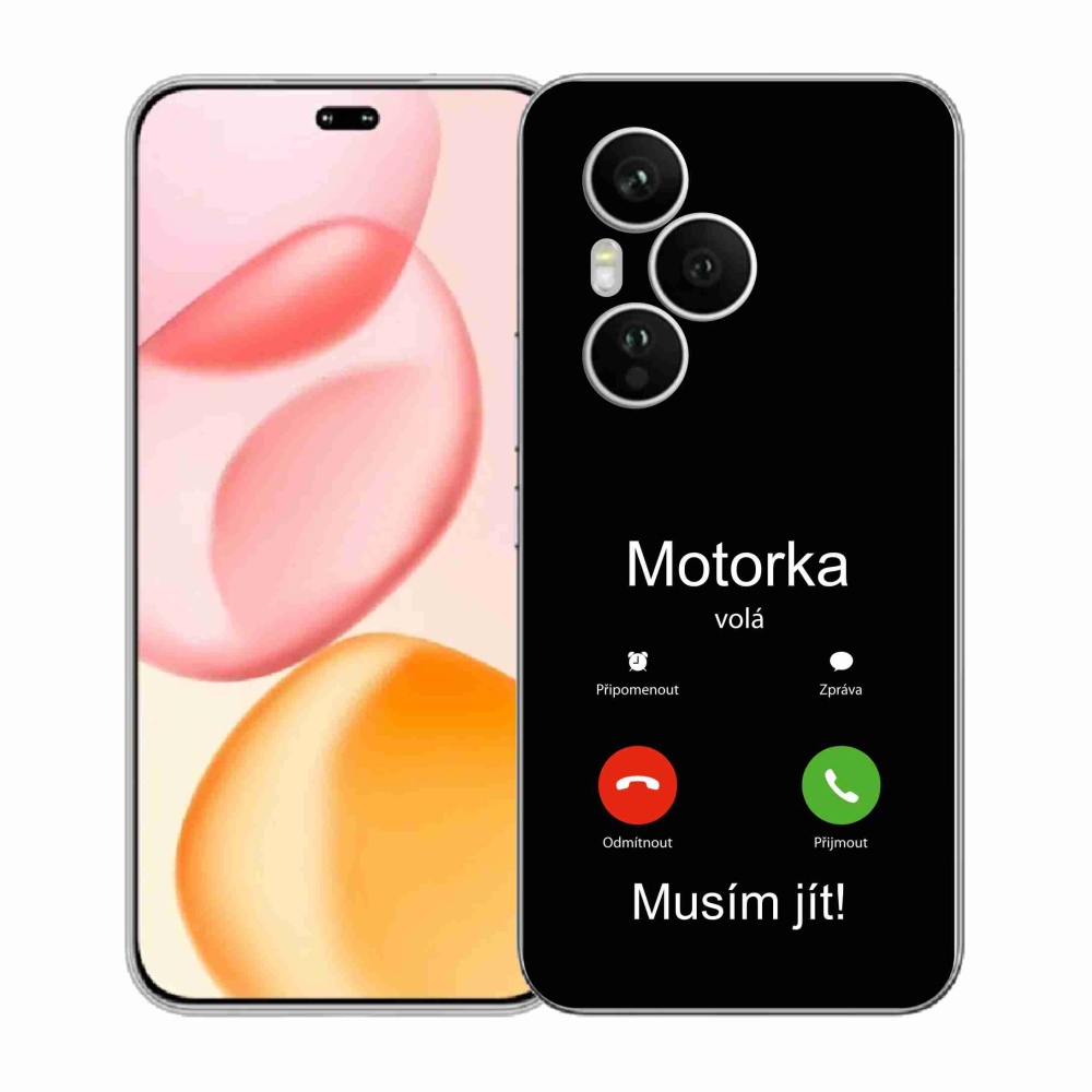 Gélový kryt mmCase na Honor 400 Pro - motorka volá čierne pozadie