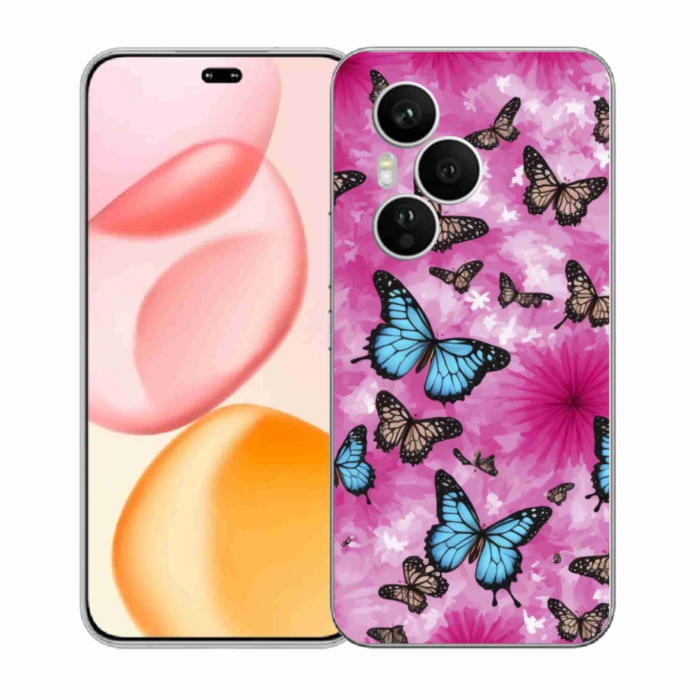 Gélový kryt mmCase na Honor 400 Pro - motýlia záhrada