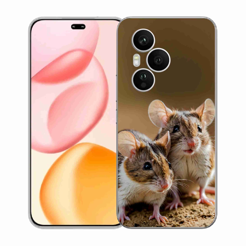 Gélový kryt mmCase na Honor 400 Pro - myší duo