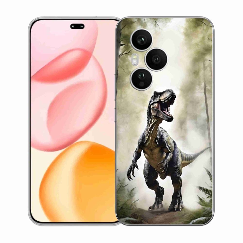 Gélový kryt mmCase na Honor 400 Pro - naštvaný T-Rex