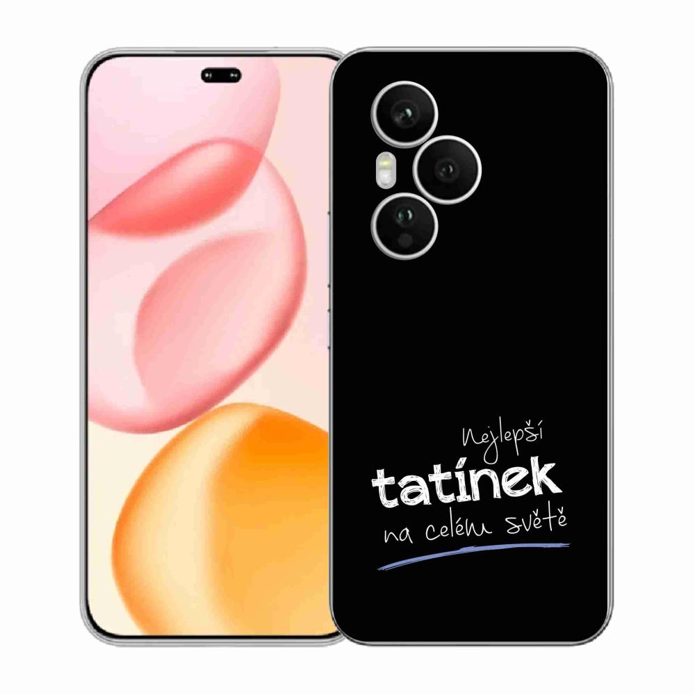 Gélový kryt mmCase na Honor 400 Pro - najlepší otecko 4 čierne pozadie