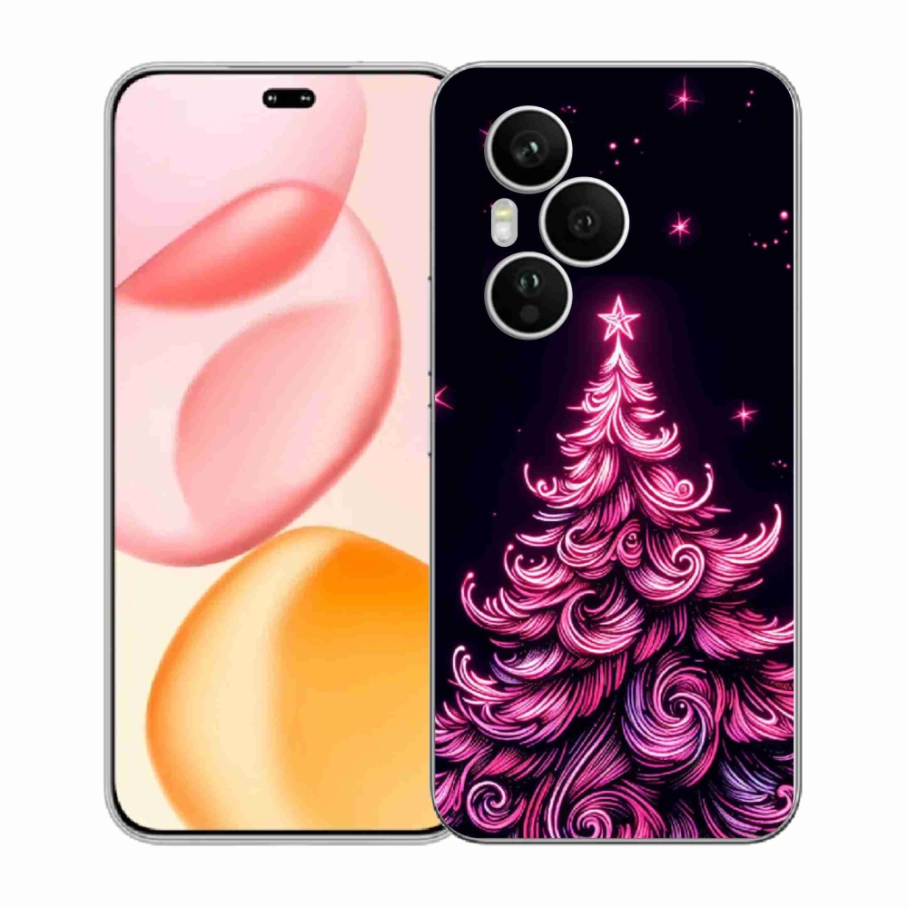 Gélový kryt mmCase na Honor 400 Pro - neónový vianočný stromček 2