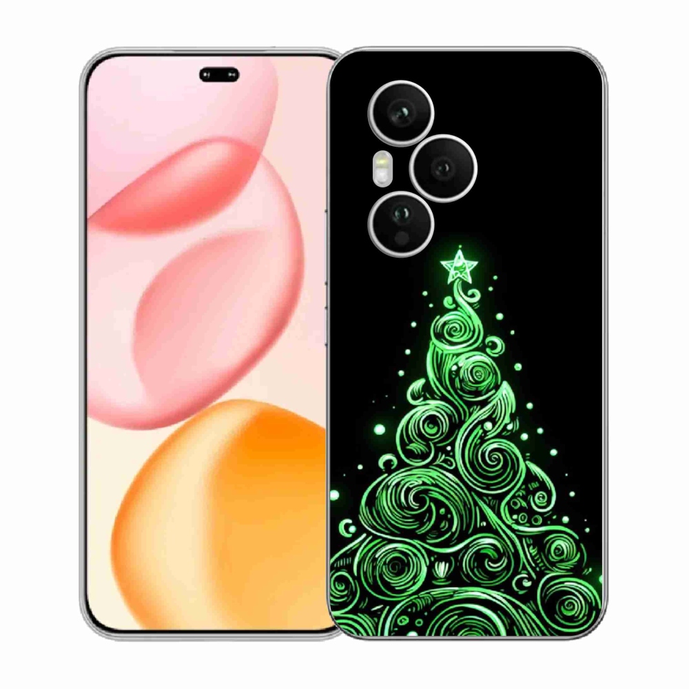 Gélový kryt mmCase na Honor 400 Pro - neónový vianočný stromček 3
