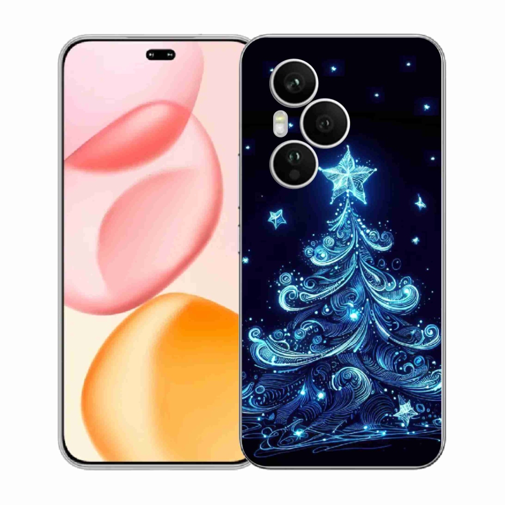 Gélový kryt mmCase na Honor 400 Pro - neónový vianočný stromček 4