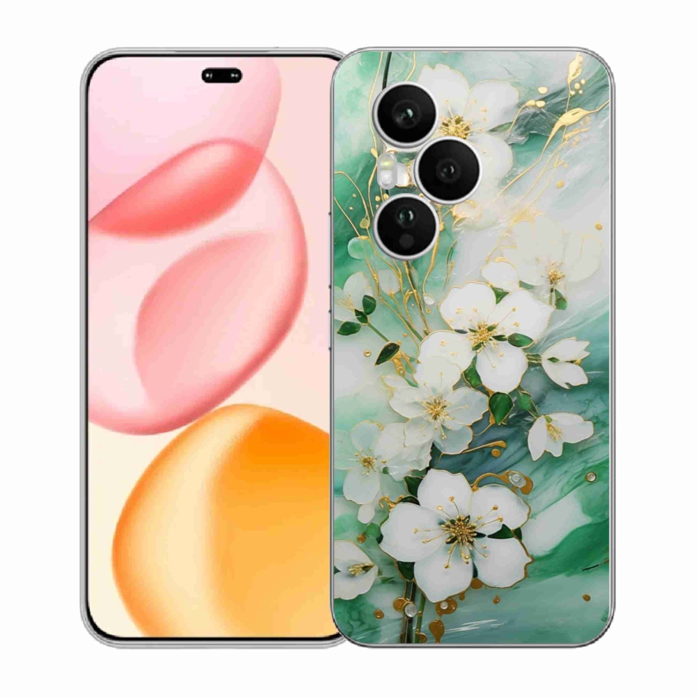 Gélový kryt mmCase na Honor 400 Pro - nežné kvety