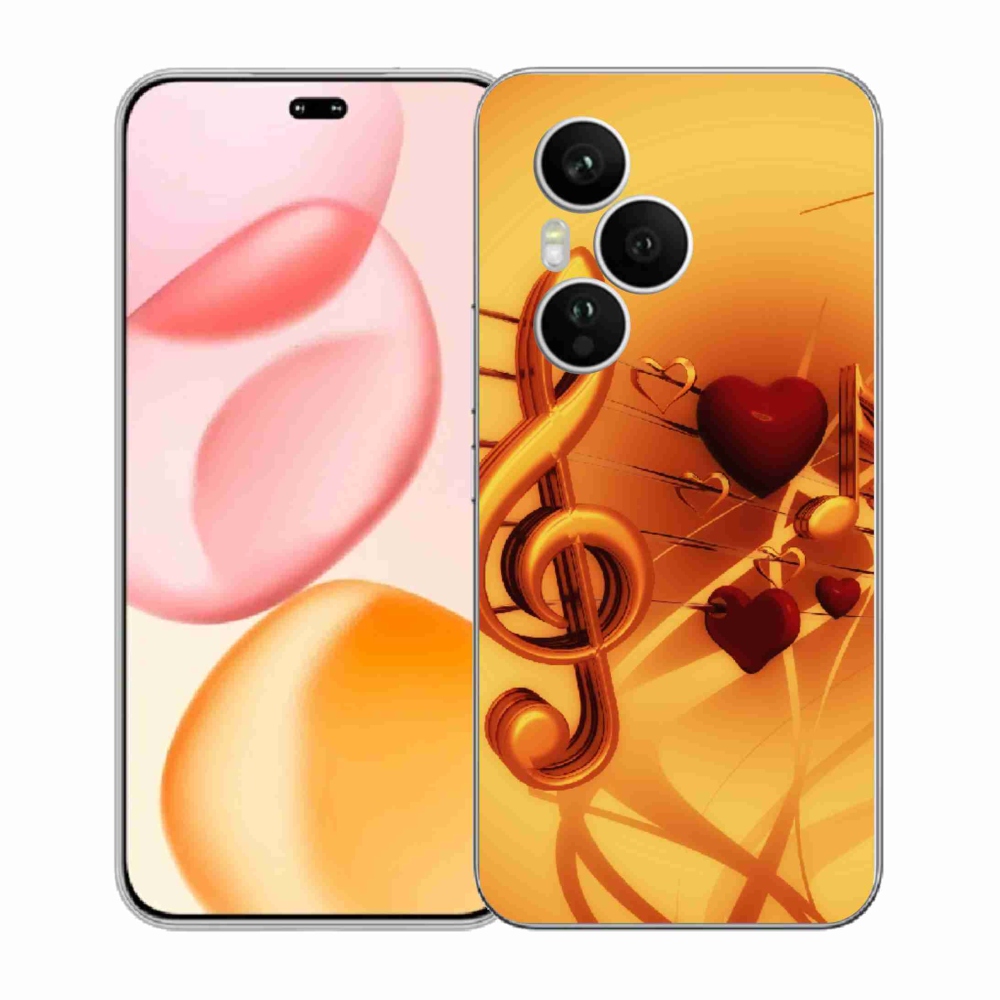 Gélový kryt mmCase na Honor 400 Pro - noty