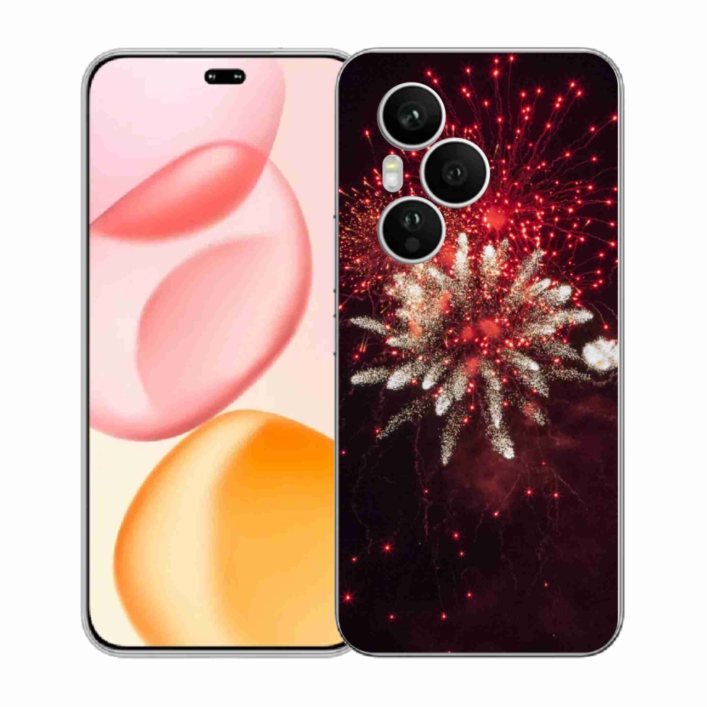 Gélový kryt mmCase na Honor 400 Pro - ohňostroj