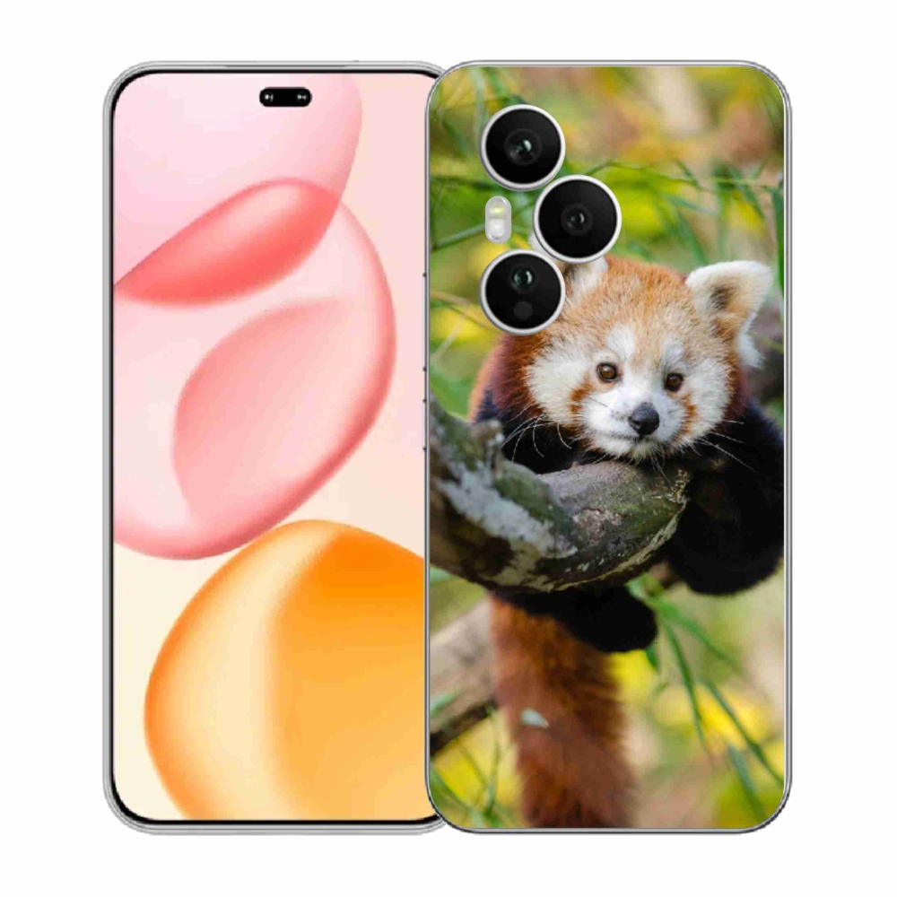 Gélový kryt mmCase na Honor 400 Pro - panda červená