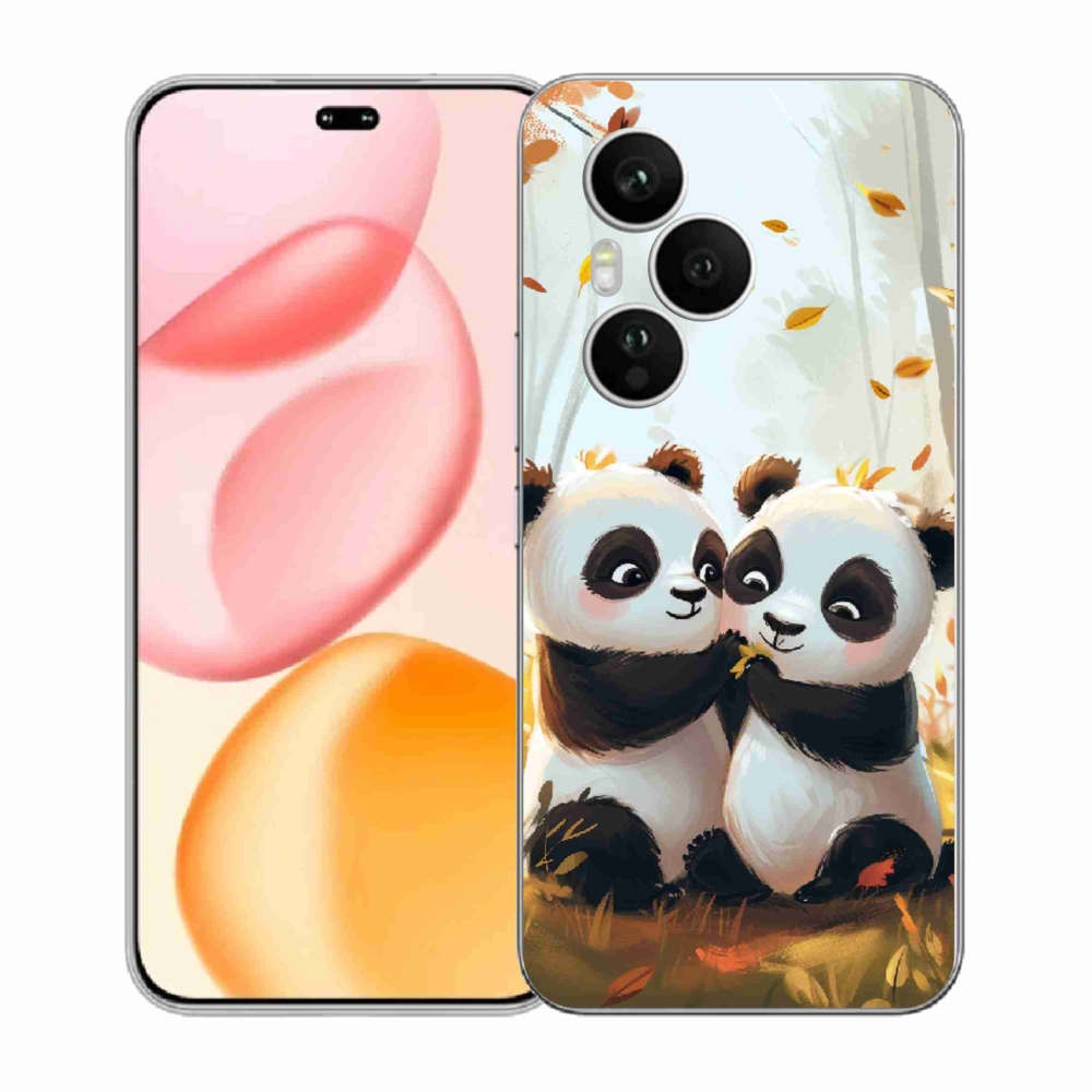 Gélový kryt mmCase na Honor 400 Pro - pandy