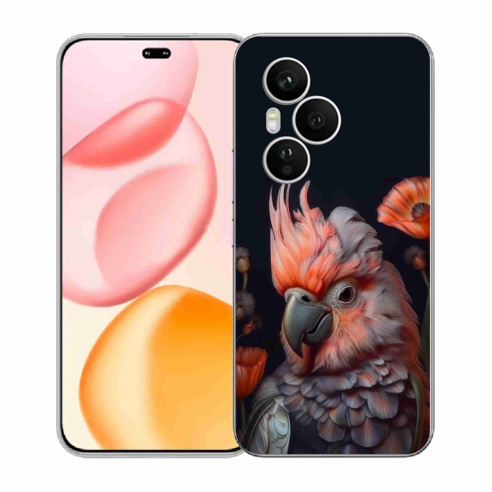 Gélový kryt mmCase na Honor 400 Pro - papagáj kakadu vo farbách