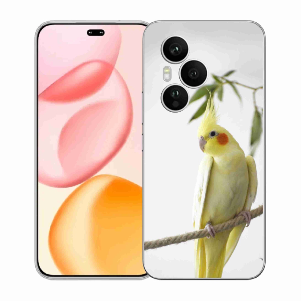 Gélový kryt mmCase na Honor 400 Pro - papagáj korela chocholatá