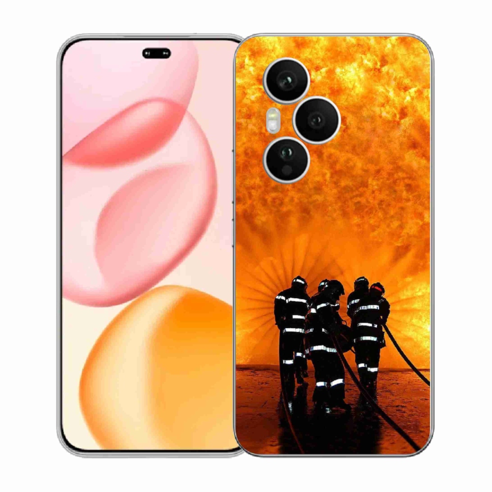 Gélový kryt mmCase na Honor 400 Pro - požiar