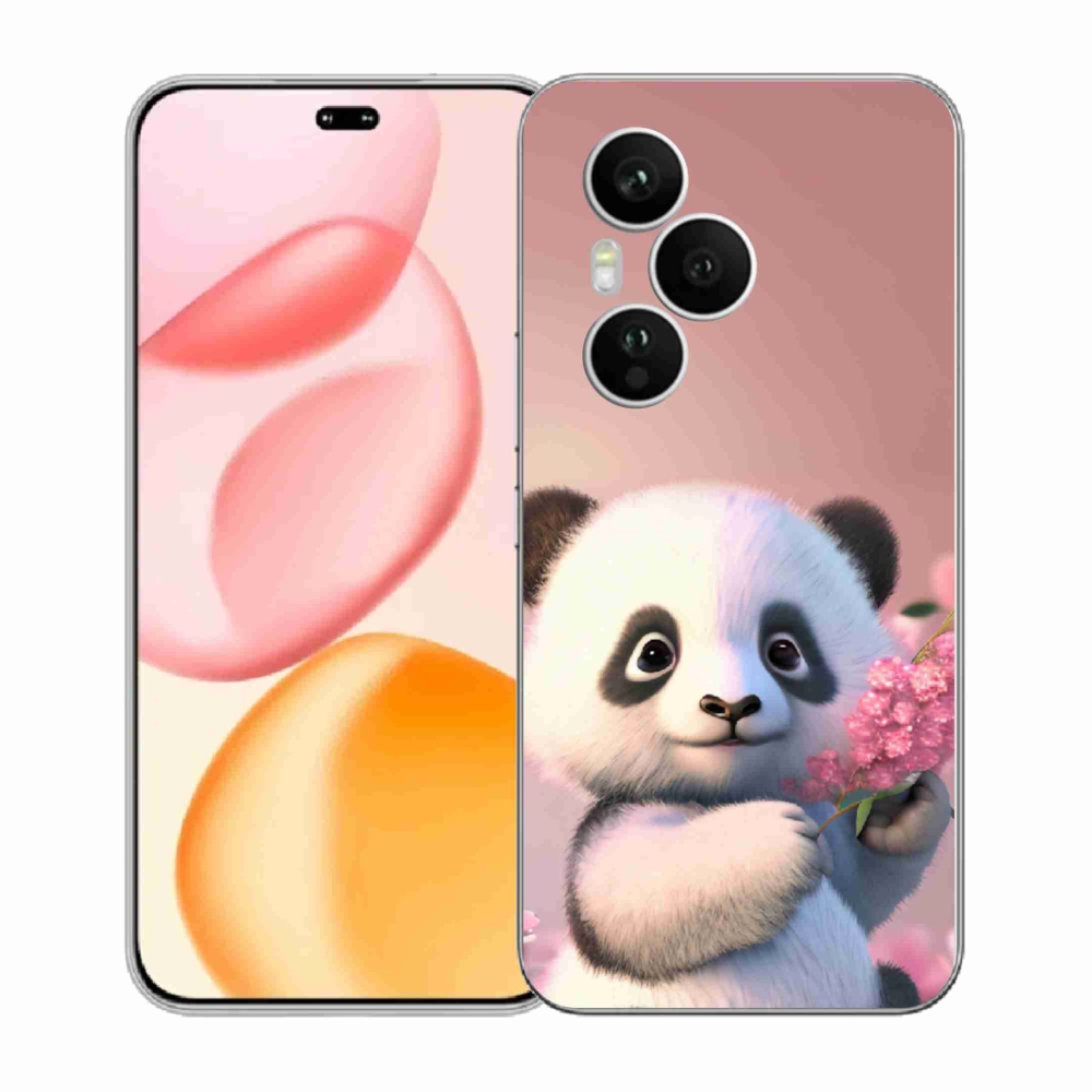 Gélový kryt mmCase na Honor 400 Pro - roztomilá panda