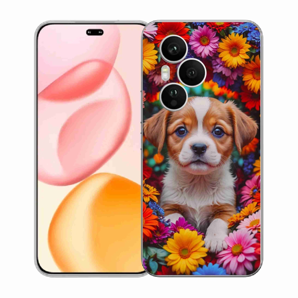 Gélový kryt mmCase na Honor 400 Pro - roztomilé šteňa