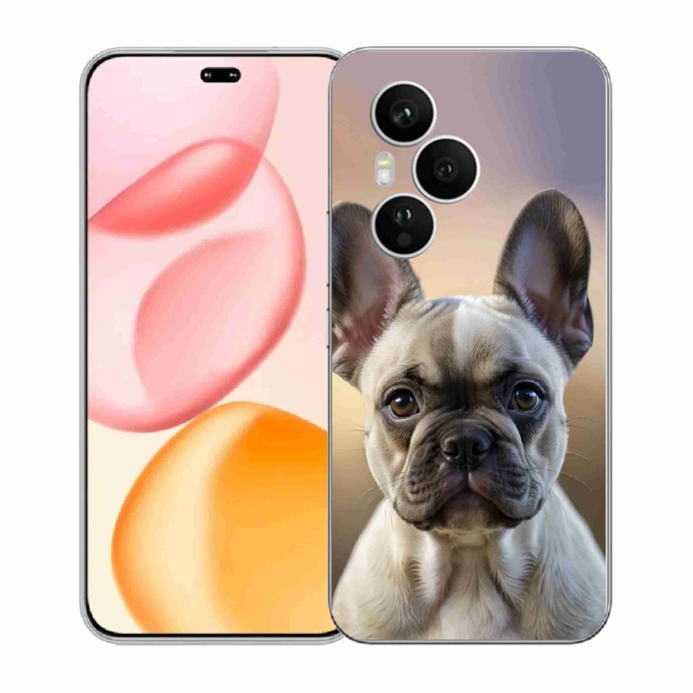 Gélový kryt mmCase na Honor 400 Pro - roztomilý francúzsky buldoček