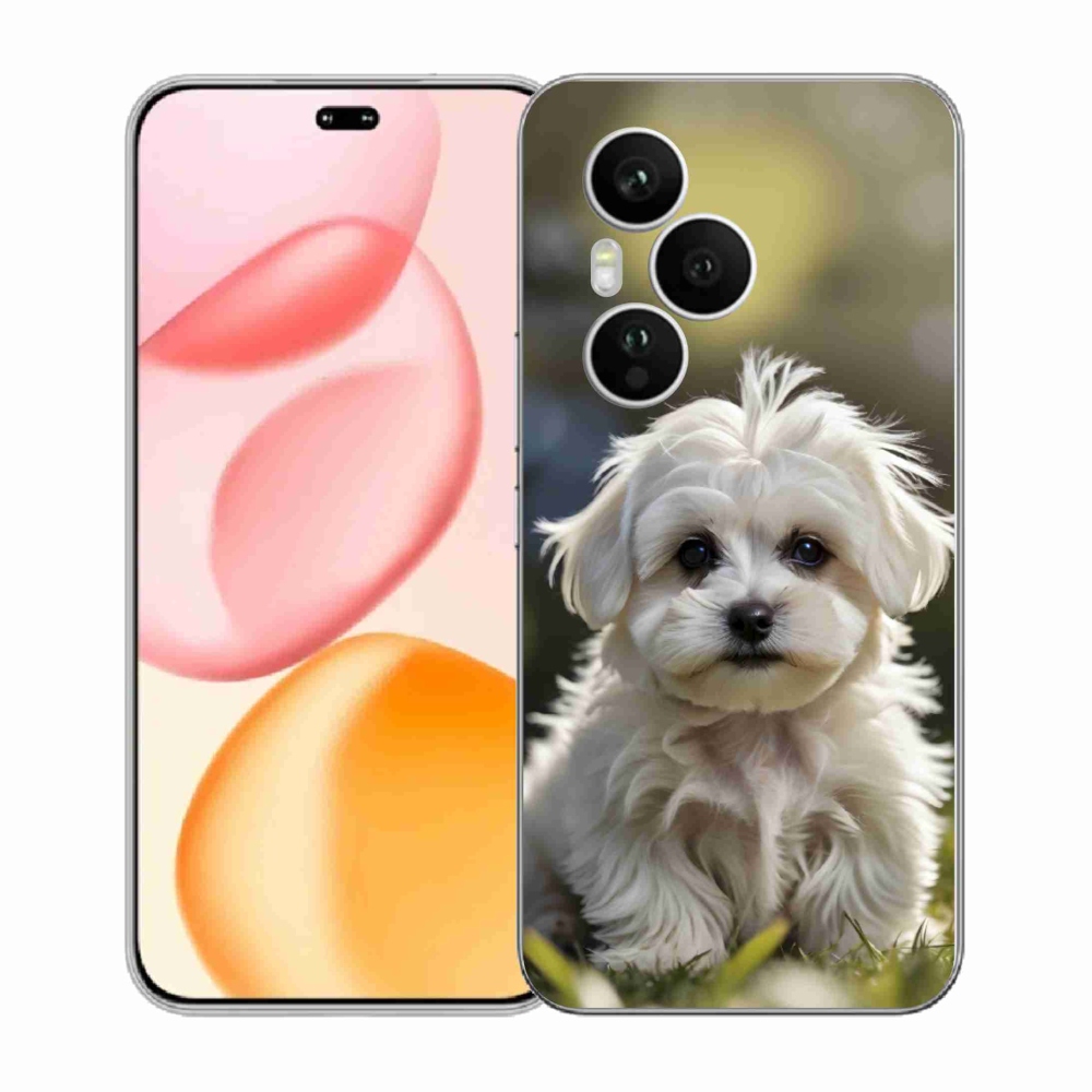 Gélový kryt mmCase na Honor 400 Pro - roztomilý maltézsky psík