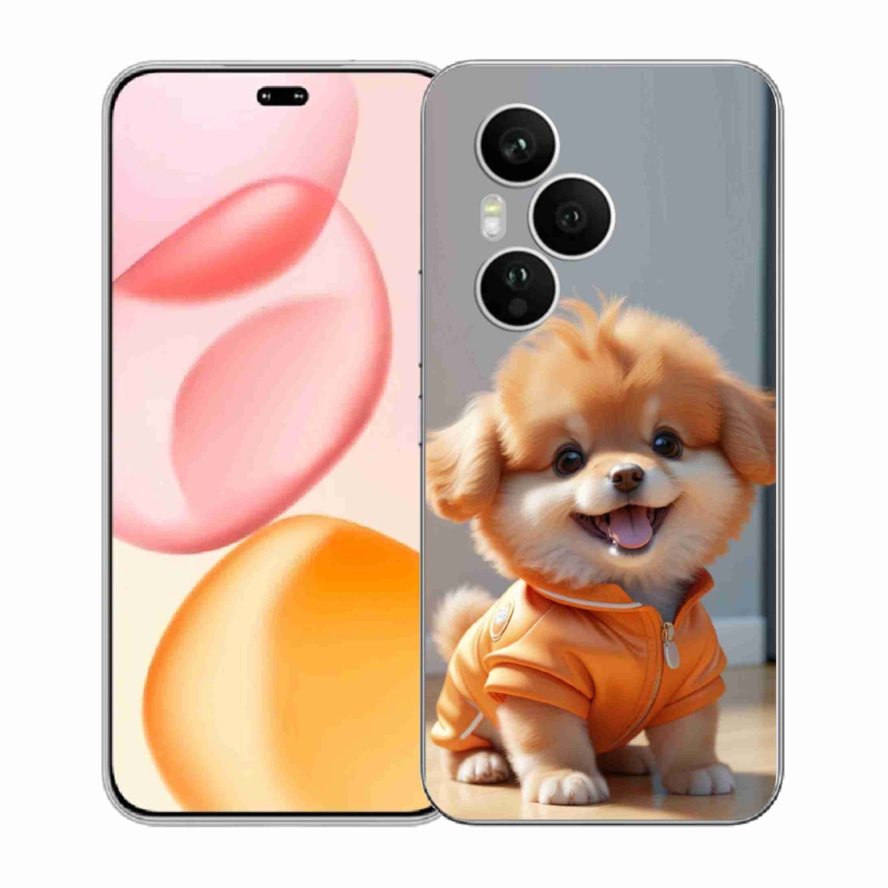 Gélový kryt mmCase na Honor 400 Pro - roztomilý pomeranian v mikine