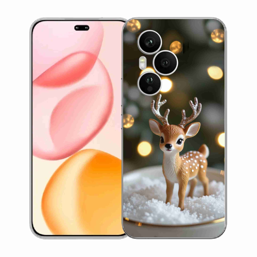 Gélový kryt mmCase na Honor 400 Pro - roztomilý vianočný jeleň