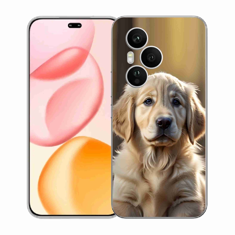 Gélový kryt mmCase na Honor 400 Pro - roztomilý zlatý retriever
