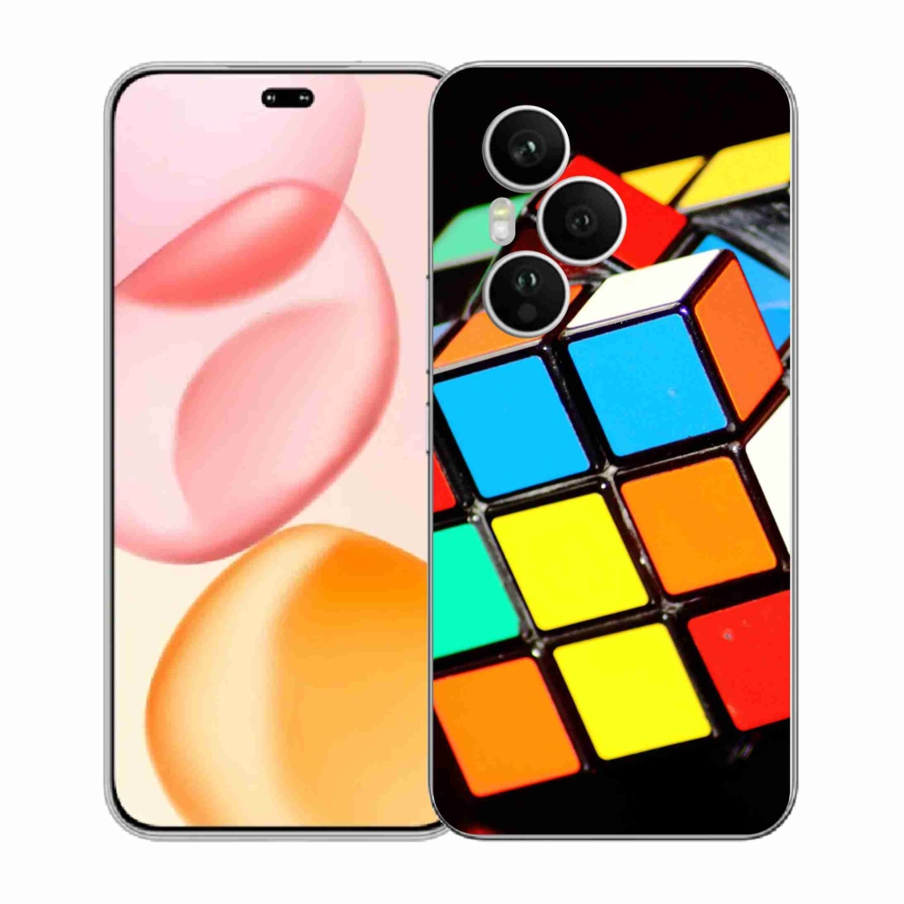 Gélový kryt mmCase na Honor 400 Pro - rubikova kocka