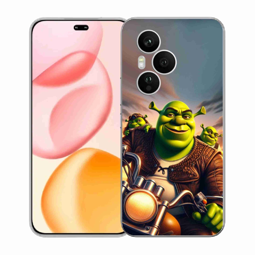 Gélový kryt mmCase na Honor 400 Pro - shrek na motorke