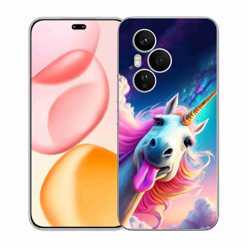 Gélový kryt mmCase na Honor 400 Pro - šialený jednorožec