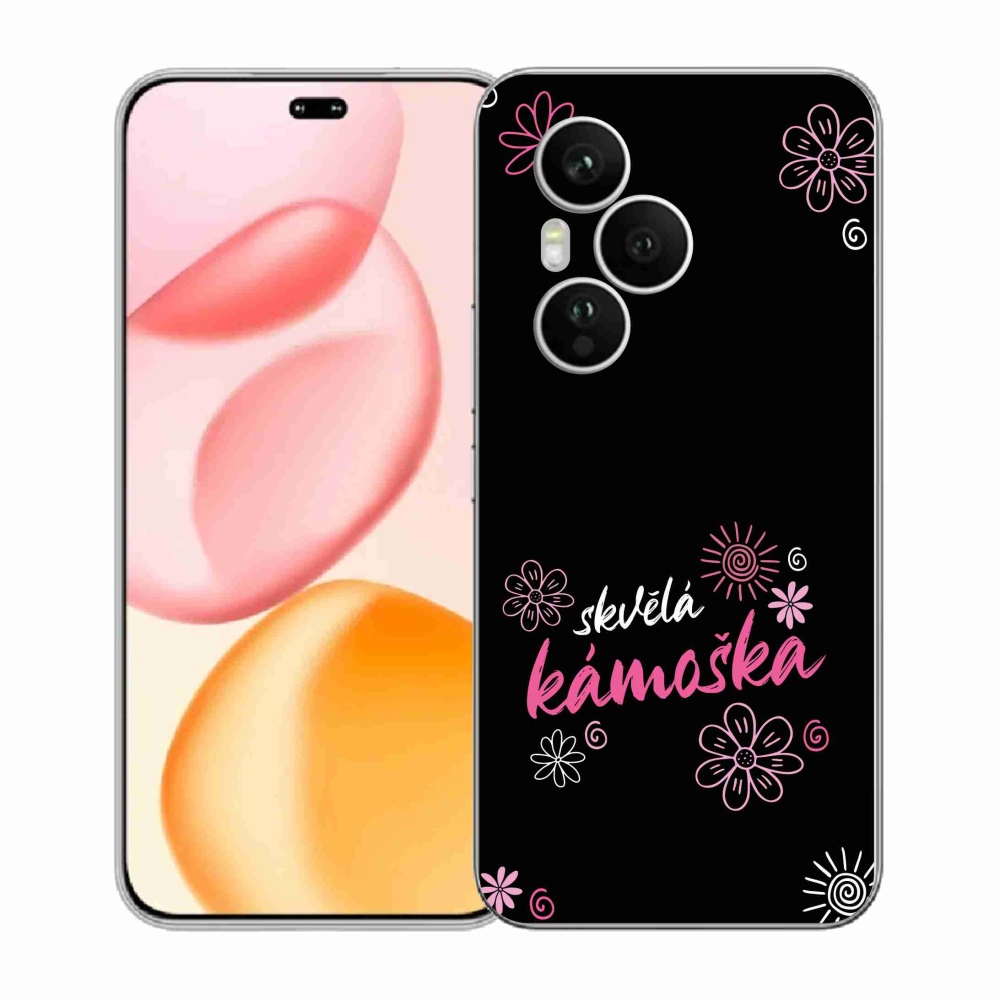 Gélový kryt mmCase na Honor 400 Pro - skvelá kamoška čierne pozadie